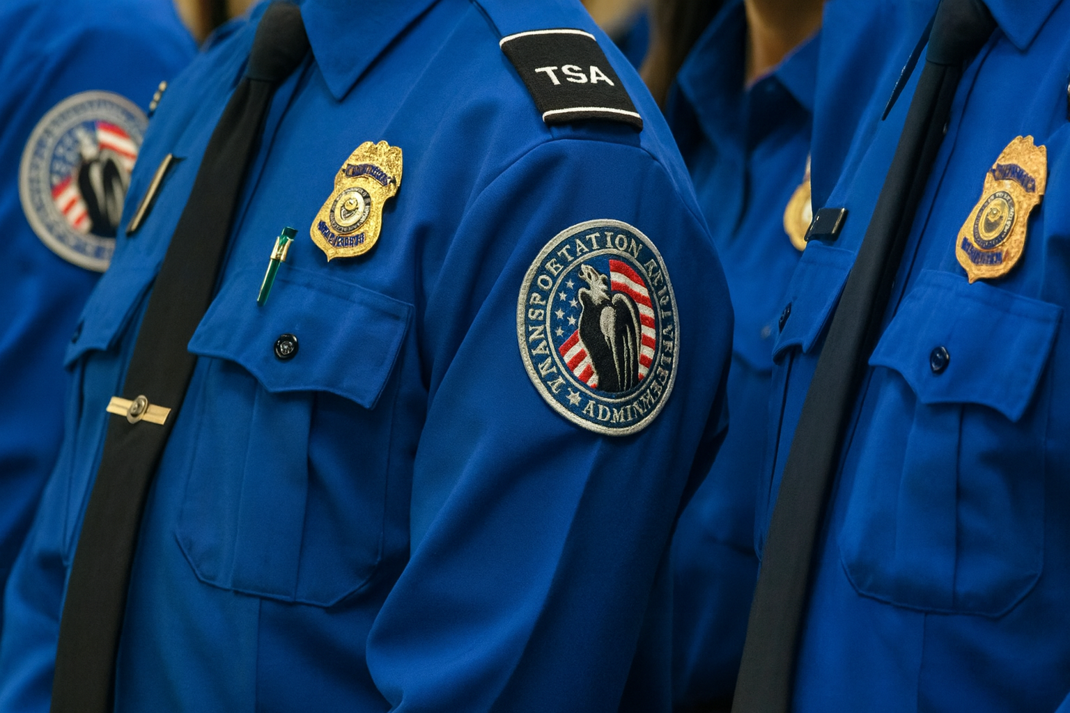 TSA officers at airport