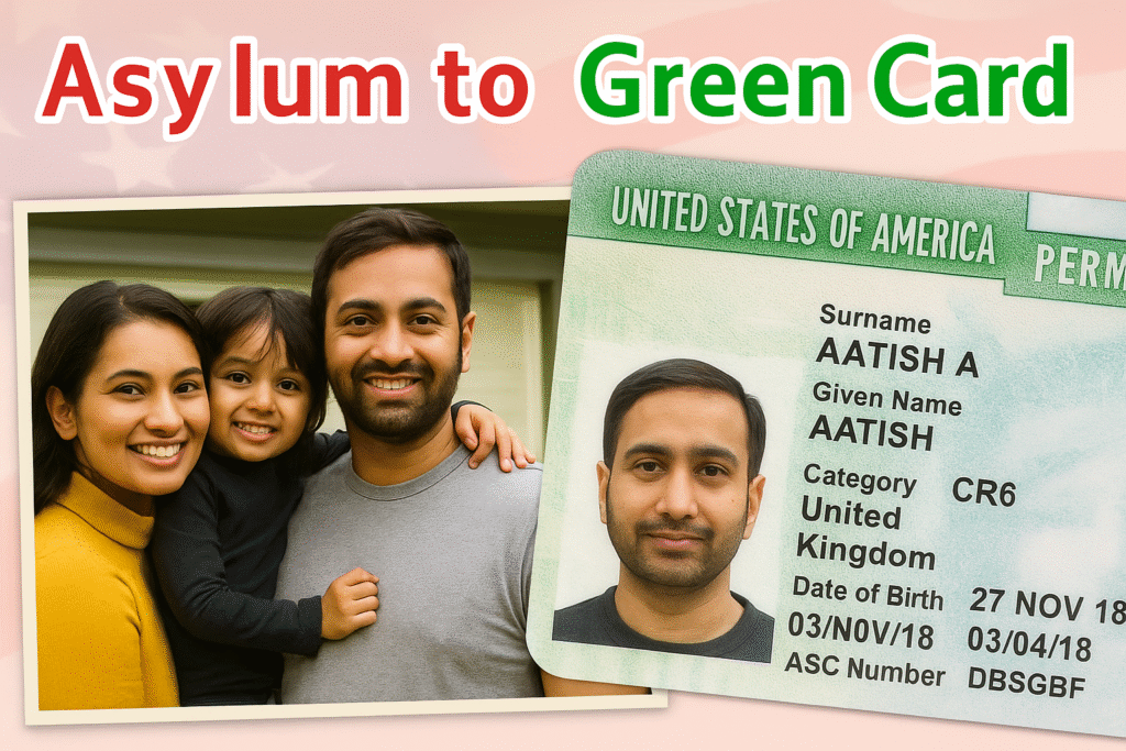 adjustment of status from asylee to green card or lawful permanent resident (LPR)