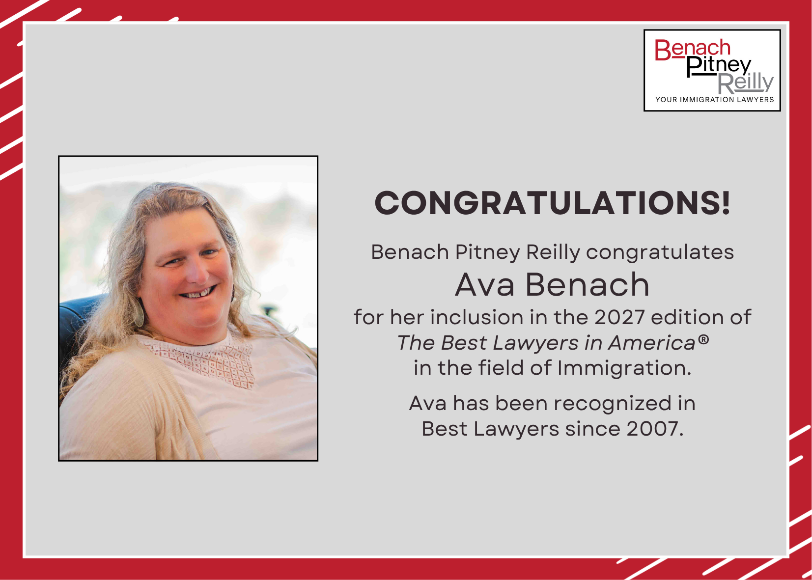 Ava Benach in 2027 The Best Lawyers in America